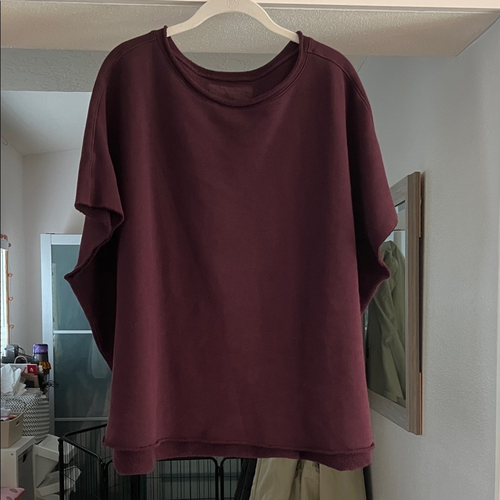 Frank & Eileen capelet top
